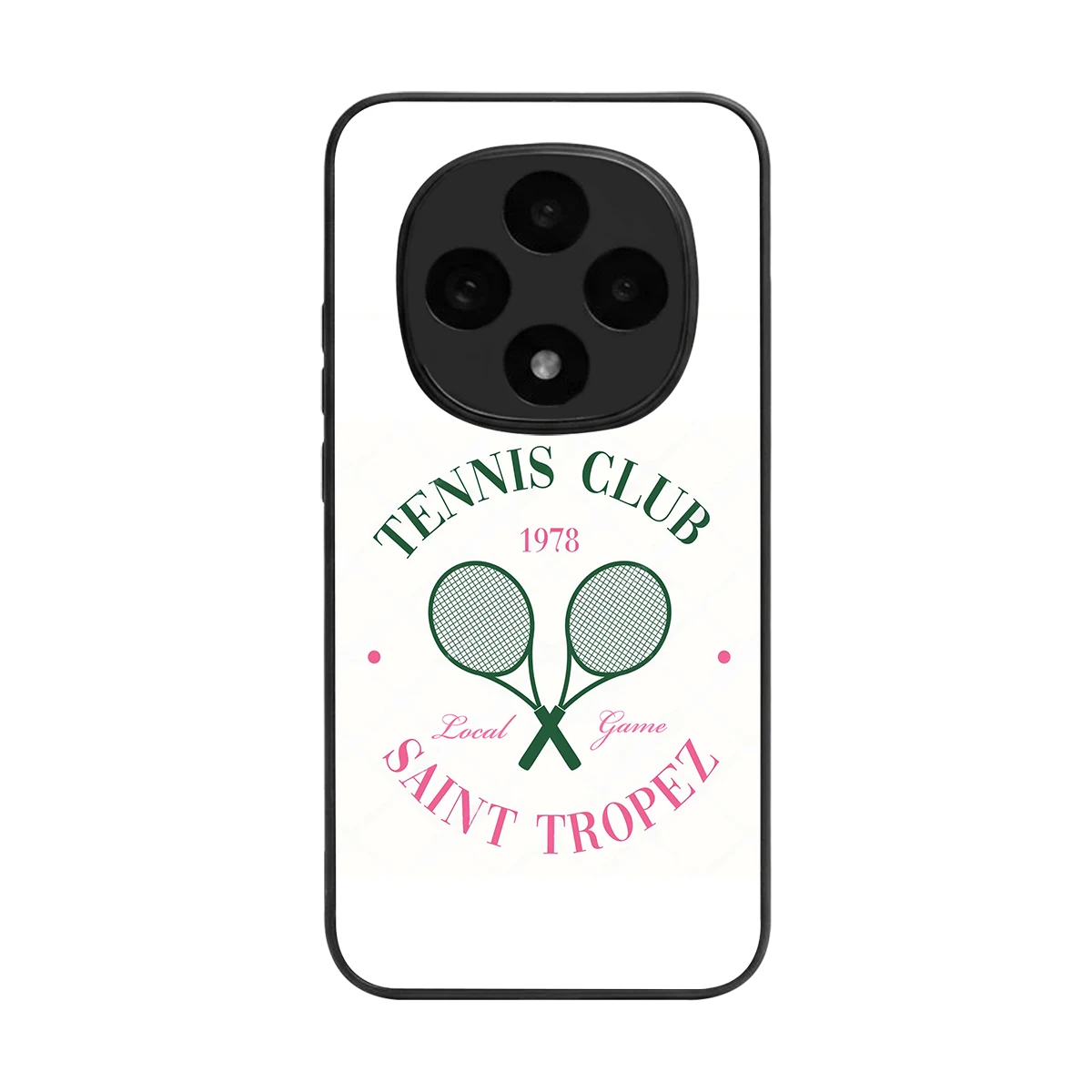 Tennis Club back phone cover | glass case for oppo f31 pro 5g