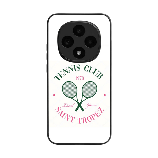 Tennis Club back phone cover | glass case for oppo f31 pro 5g