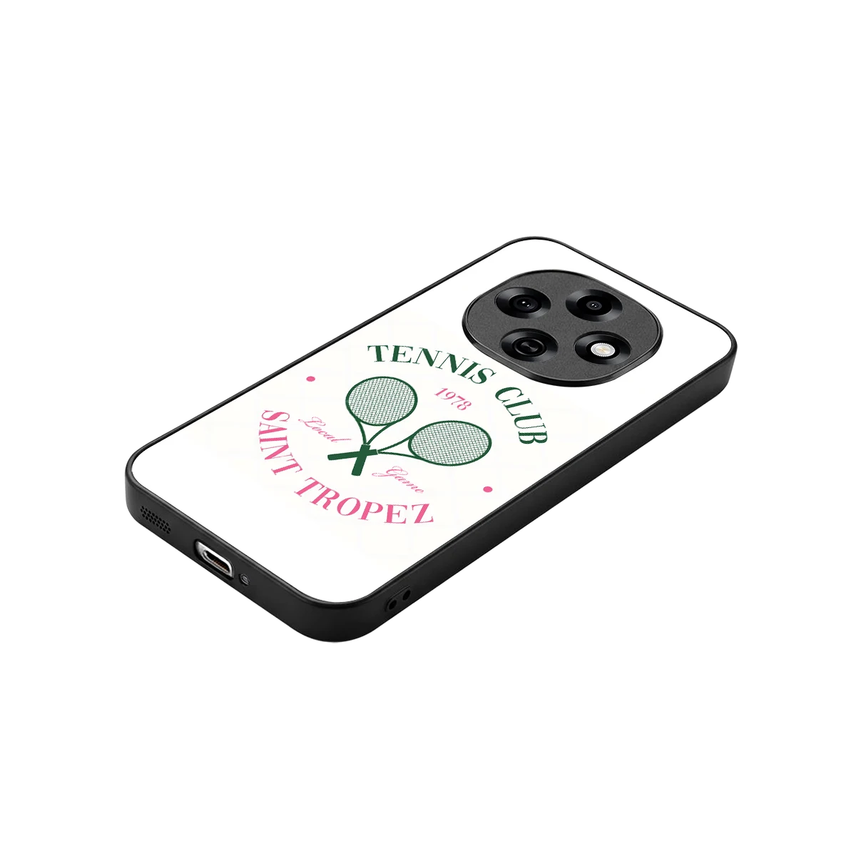 Tennis Club stylish phone case for oppo f31 pro 5g | glossy glass and slim fit