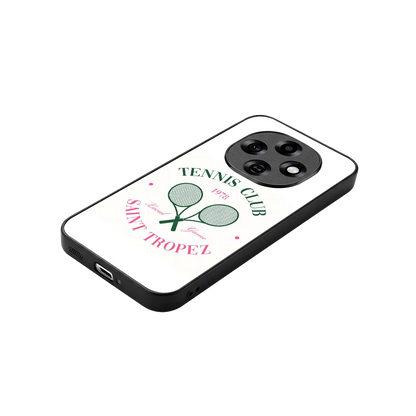 Tennis Club stylish phone case for oppo f31 pro 5g | glossy glass and slim fit