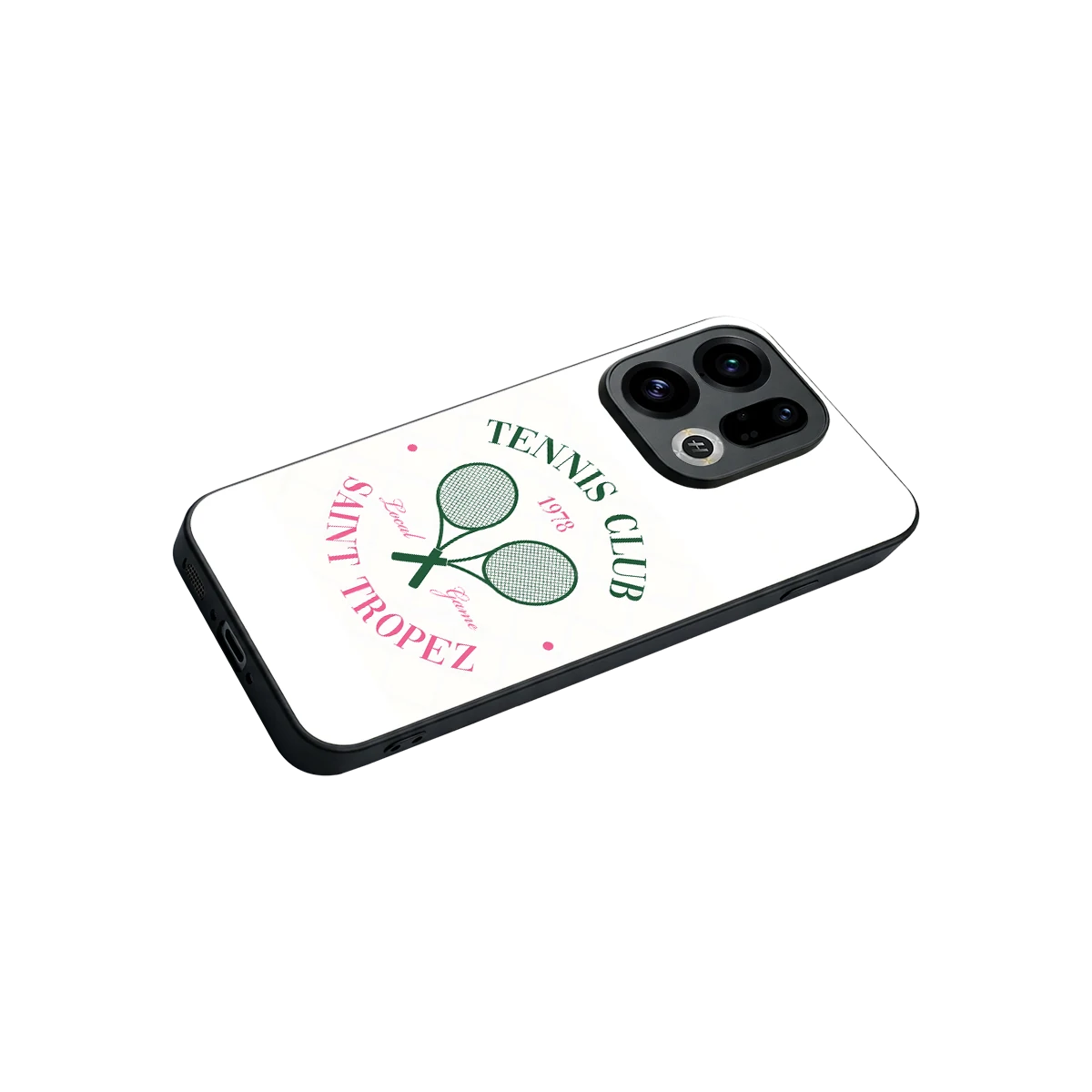 Tennis Club stylish phone case for oppo find x9 | glossy glass and slim fit