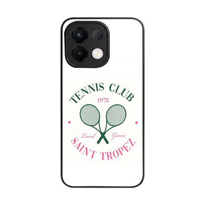 Tennis Club back phone cover | glass case for oppo k13 5g