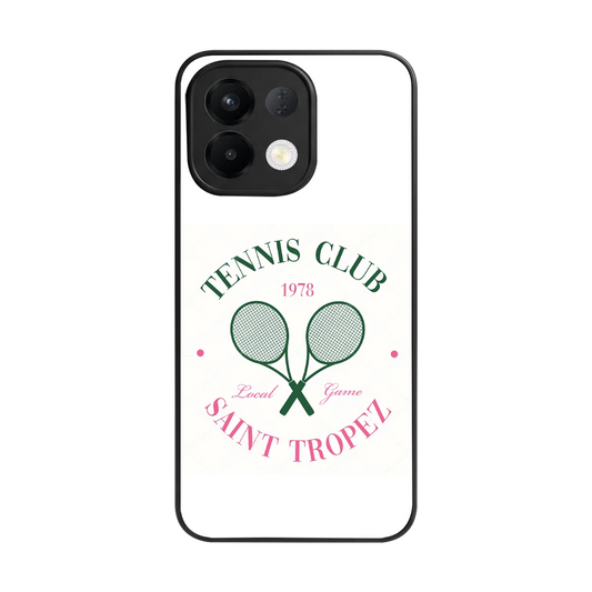 Tennis Club back phone cover | glass case for oppo k13 5g