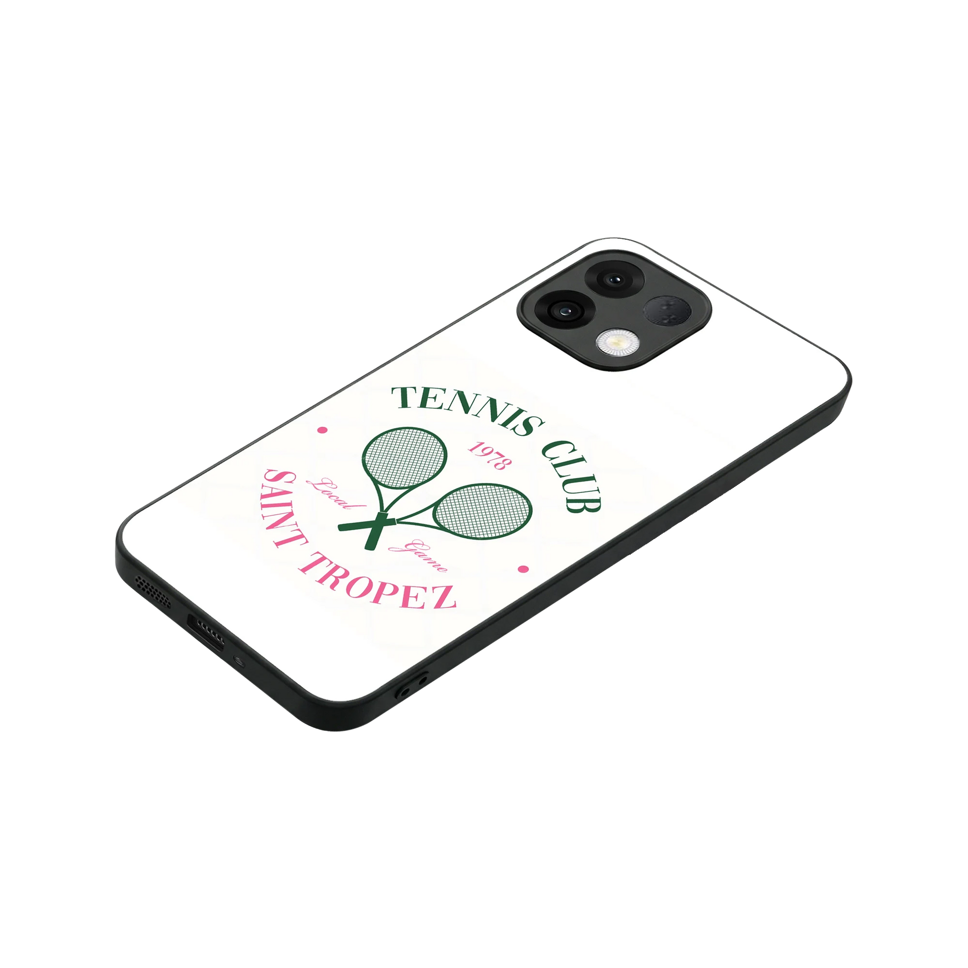 Tennis Club stylish phone case for oppo k13 5g | glossy glass and slim fit