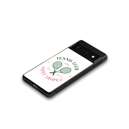 Tennis Club google pixel 6 pro mobile cover | shockproof glass phone case