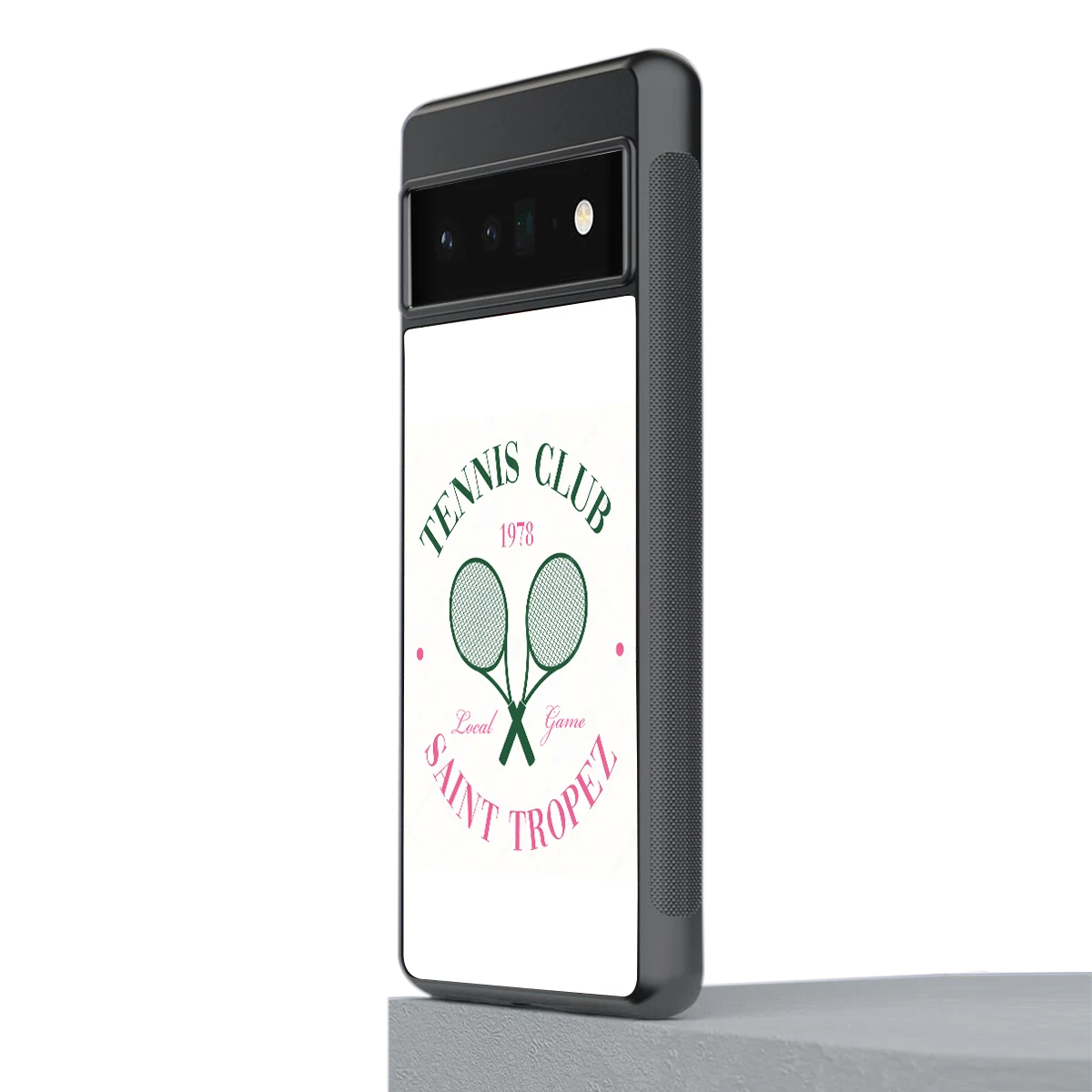 Tennis Club stylish phone case for google pixel 6 pro | glossy glass and slim fit