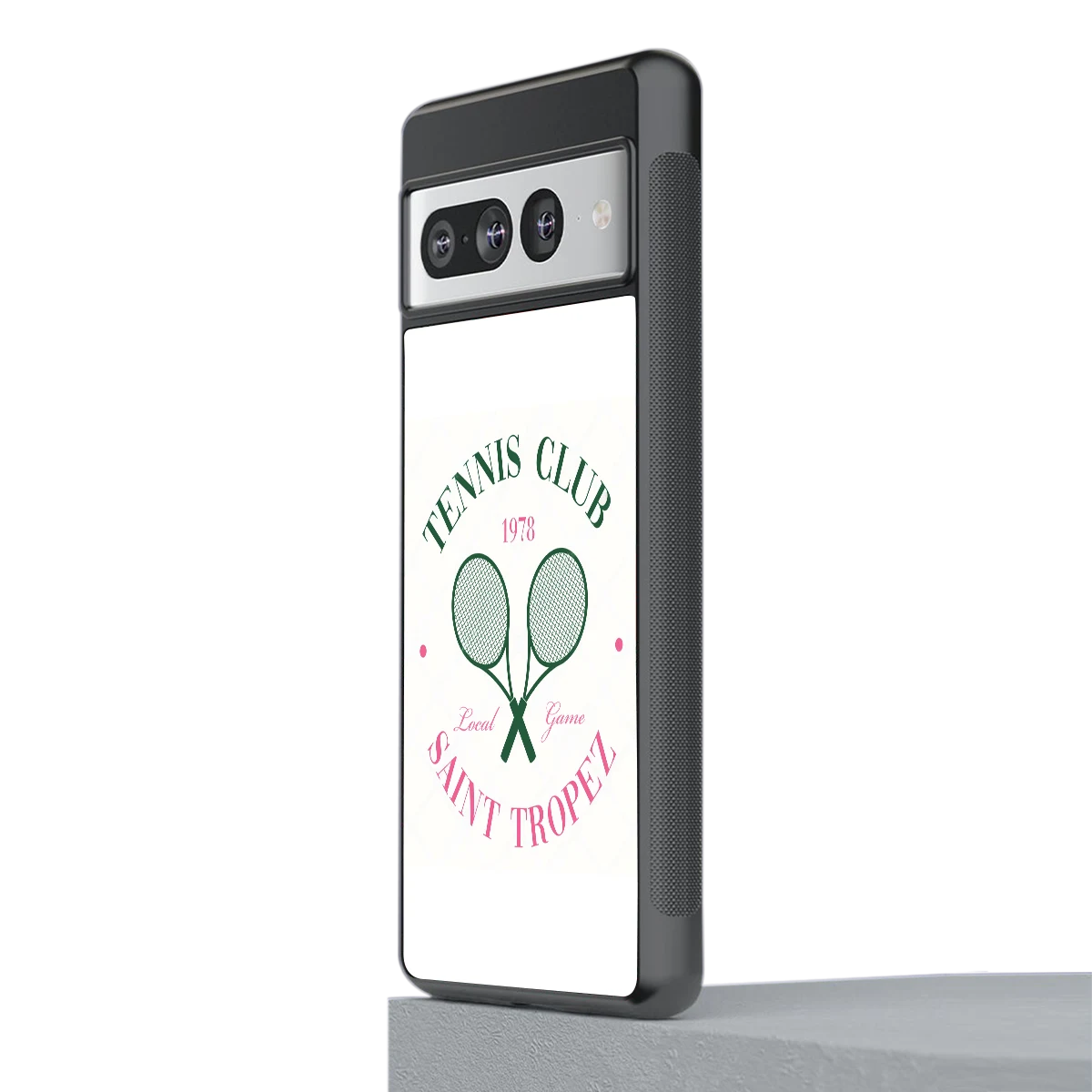 Tennis Club stylish phone case for google pixel 7 pro | glossy glass and slim fit