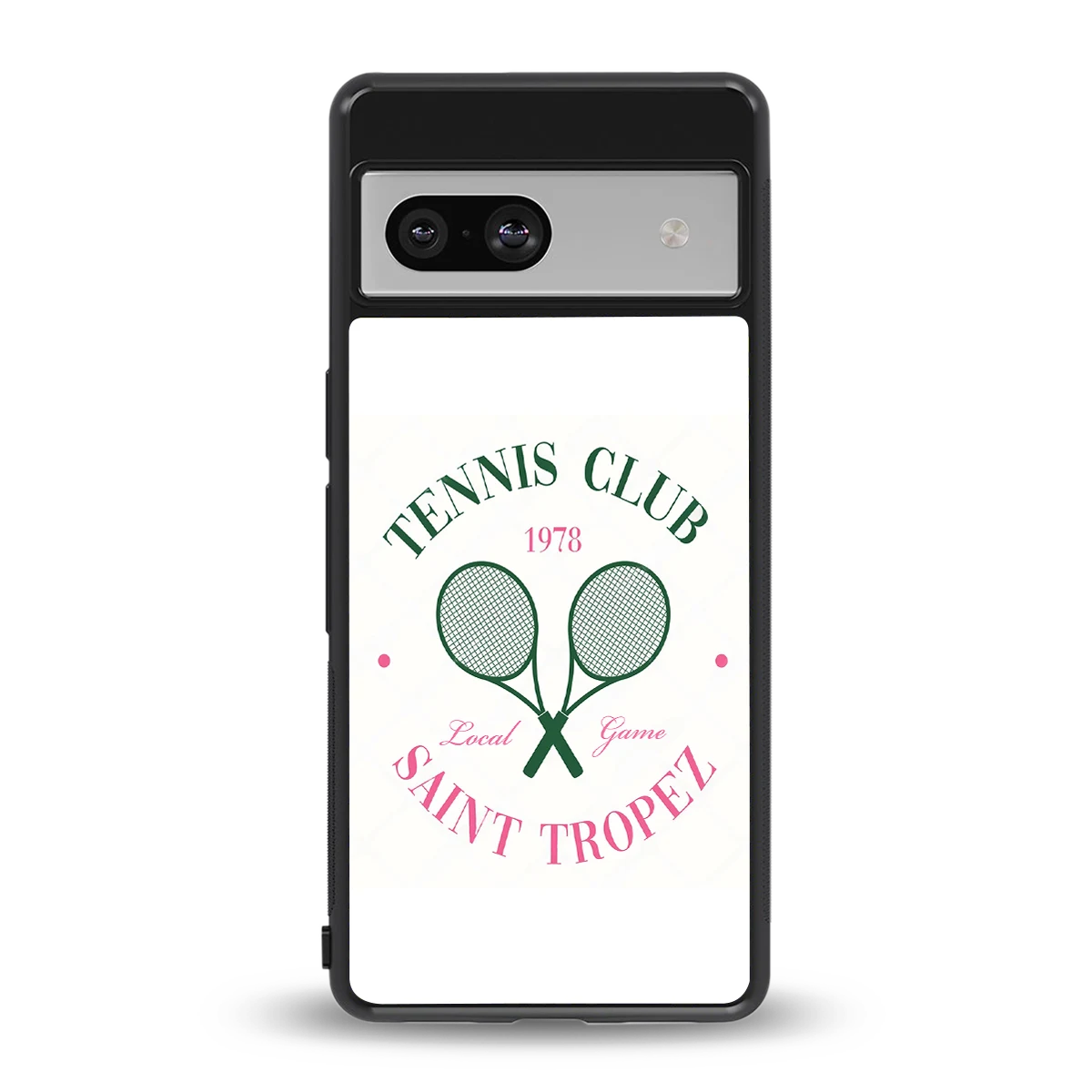 Tennis Club back phone cover | glass case for google pixel 7