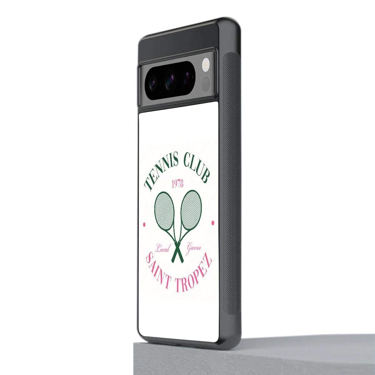 Tennis Club stylish phone case for google pixel 8 pro | glossy glass and slim fit