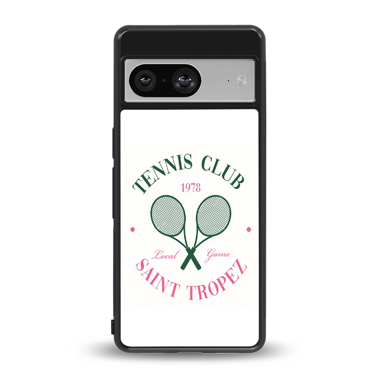 Tennis Club back phone cover | glass case for google pixel 8