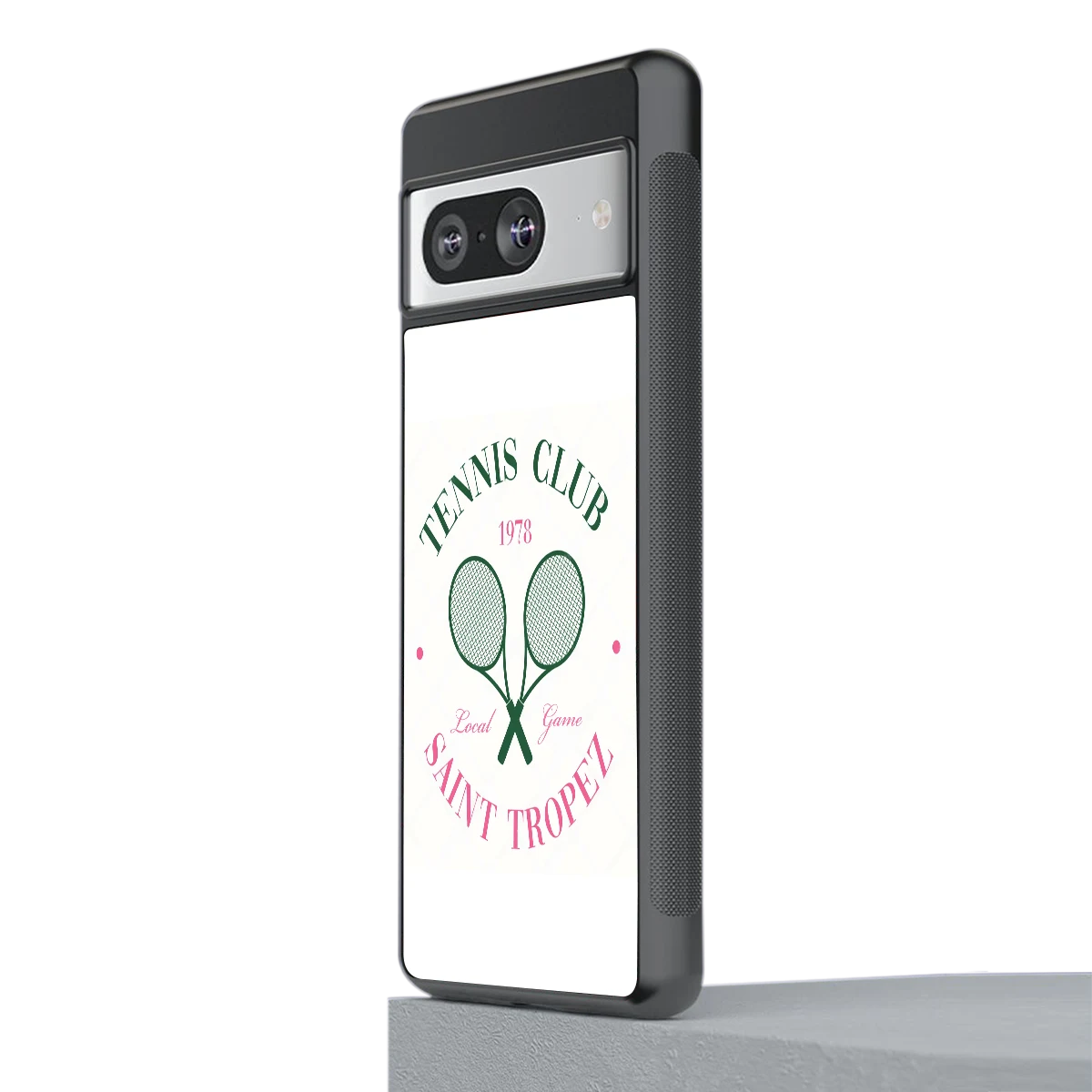Tennis Club stylish phone case for google pixel 8 | glossy glass and slim fit