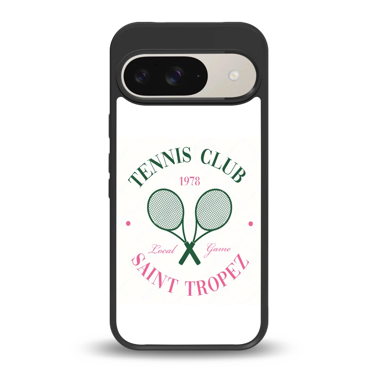 Tennis Club back phone cover | glass case for google pixel 9