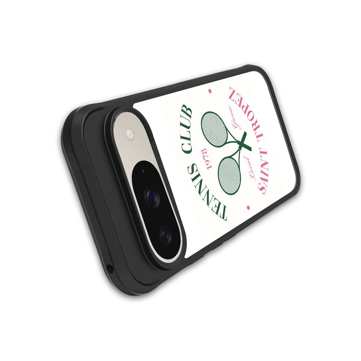 Tennis Club stylish phone case for google pixel 9 | glossy glass and slim fit