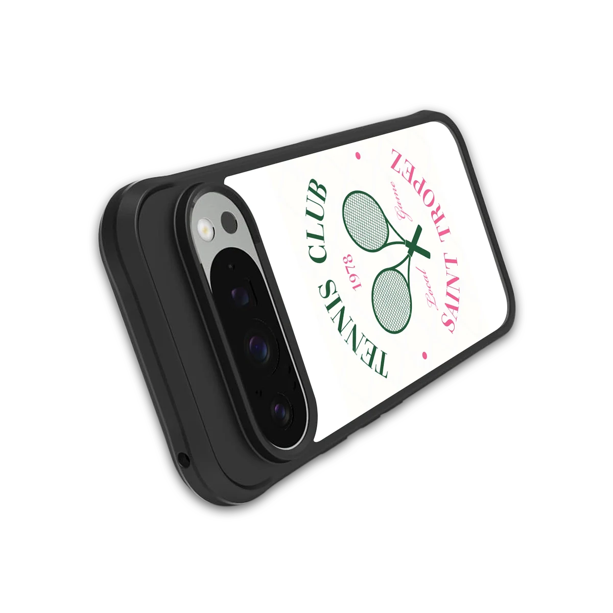 Tennis Club stylish phone case for google pixel 9 pro | glossy glass and slim fit