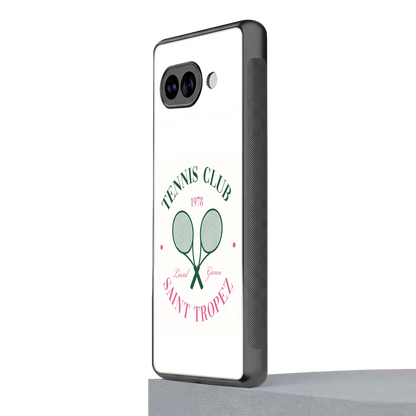 Tennis Club google pixel 9a mobile cover | shockproof glass phone case