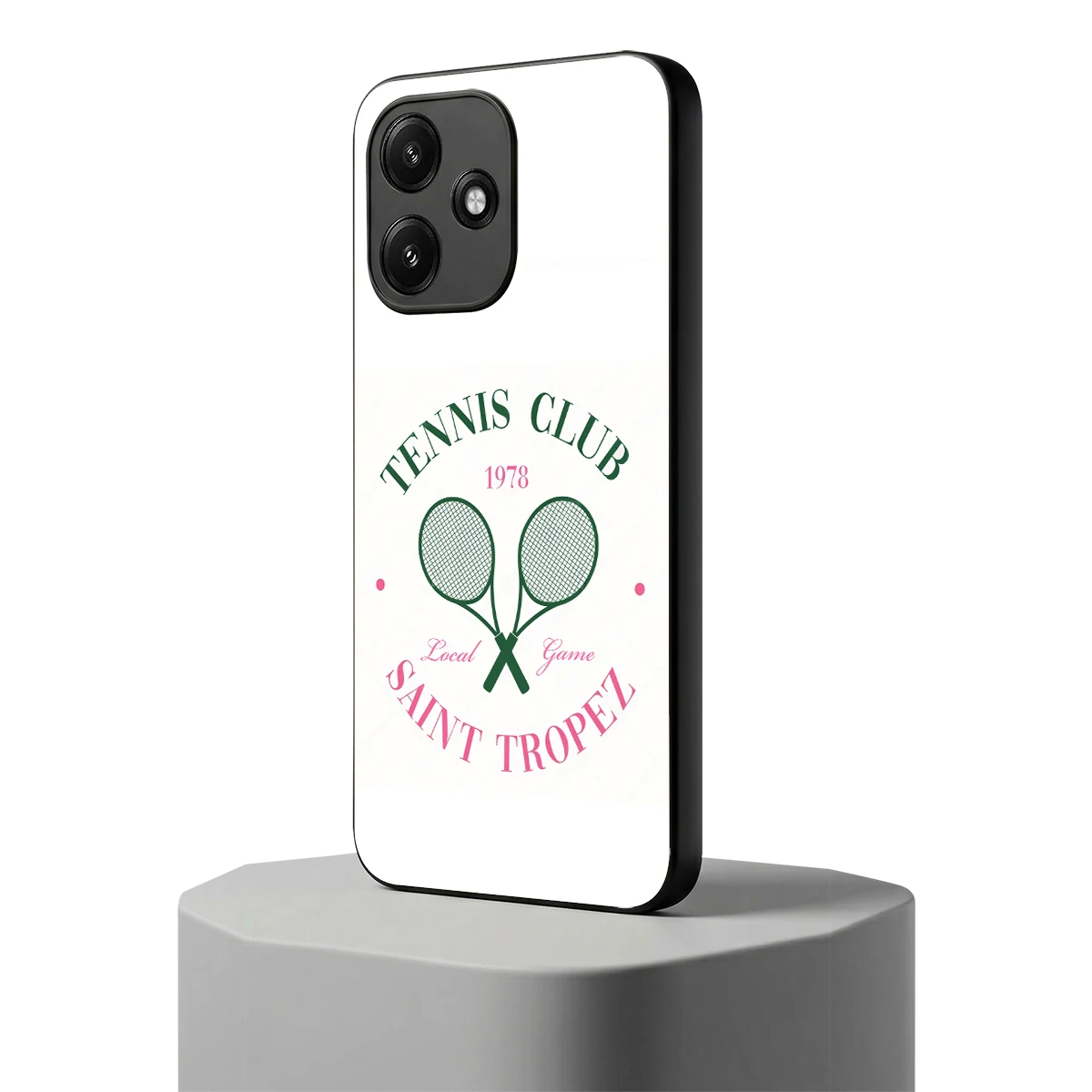Tennis Club redmi 12 5g mobile cover | shockproof glass phone case
