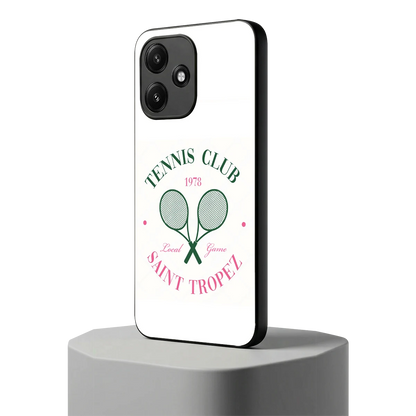 Tennis Club redmi 12 5g mobile cover | shockproof glass phone case