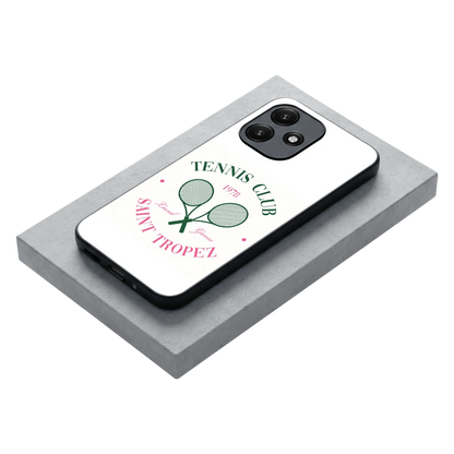 Tennis Club stylish phone case for redmi 12 5g | glossy glass and slim fit