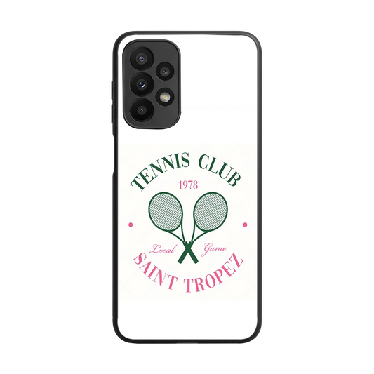 Tennis Club back phone cover | glass case for samsung galaxy a23