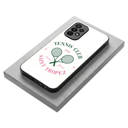 Tennis Club stylish phone case for samsung galaxy a23 | glossy glass and slim fit