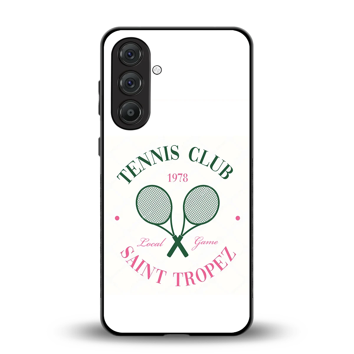 Tennis Club back phone cover | glass case for samsung galaxy a55 5g