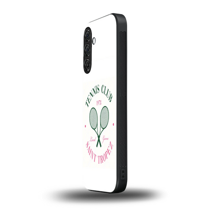 Tennis Club samsung galaxy a55 5g mobile cover | shockproof glass phone case