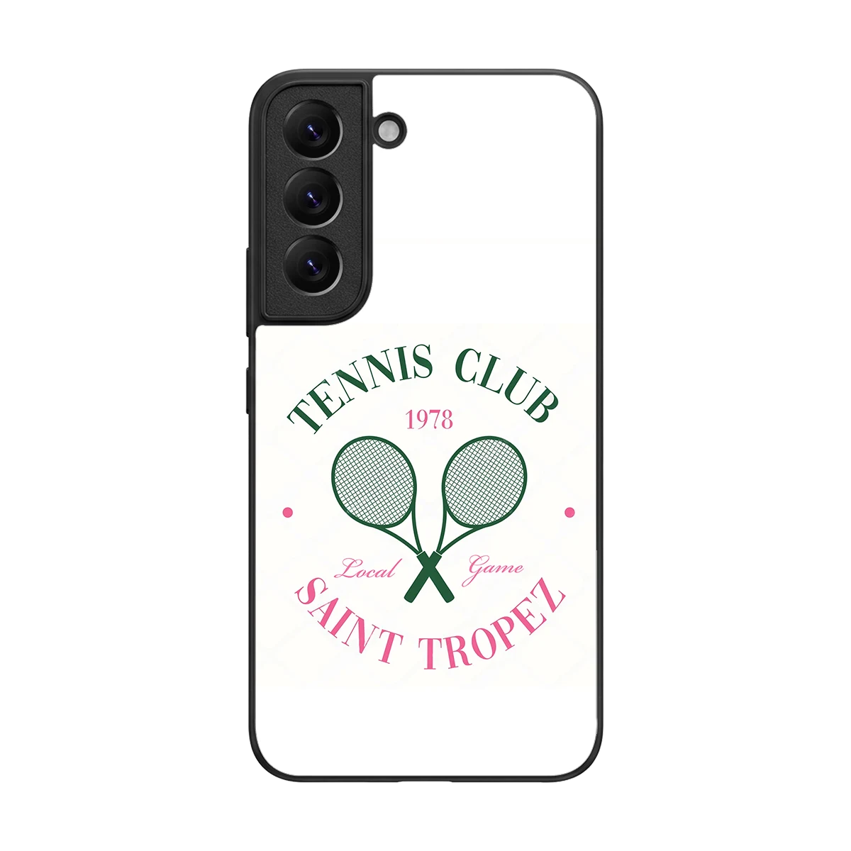 Tennis Club back phone cover | glass case for samsung galaxy s22