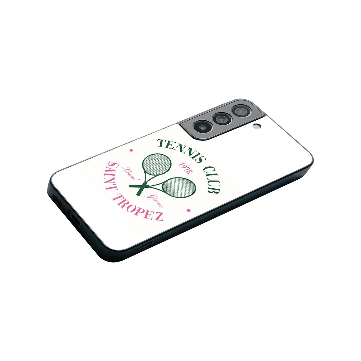 Tennis Club stylish phone case for samsung galaxy s22 | glossy glass and slim fit