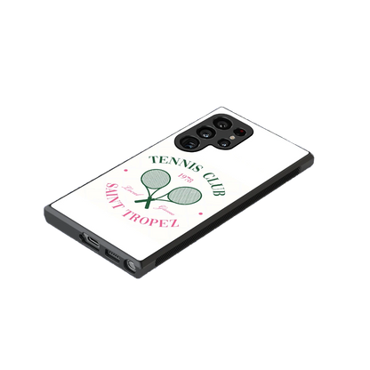 Tennis Club stylish phone case for samsung galaxy s23 ultra | glossy glass and slim fit