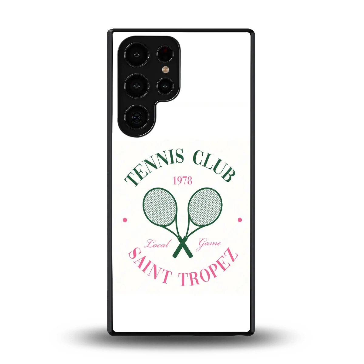 Tennis Club back phone cover | glass case for samsung galaxy s26 ultra