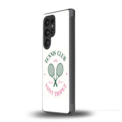 Tennis Club samsung galaxy s25 ultra mobile cover | shockproof glass phone case