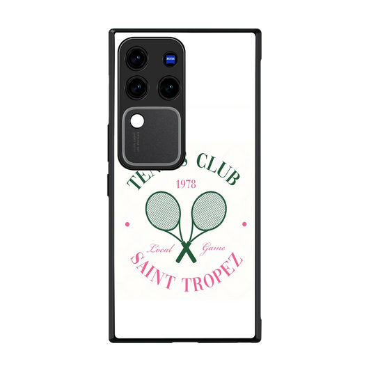 Tennis Club back phone cover | glass case forvivo v30 pro