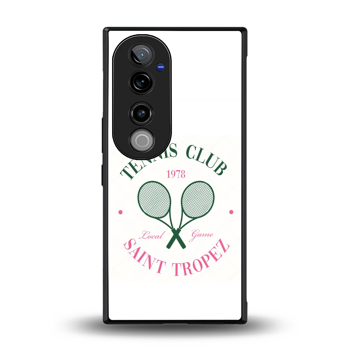Tennis Club back phone cover | glass case for vivo v40 pro
