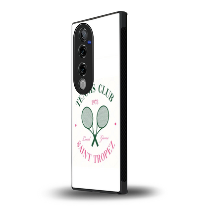 Tennis Club vivo v40 pro mobile cover | shockproof glass phone case