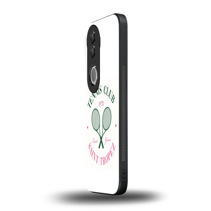 Tennis Club vivo v50 mobile cover | shockproof glass phone case