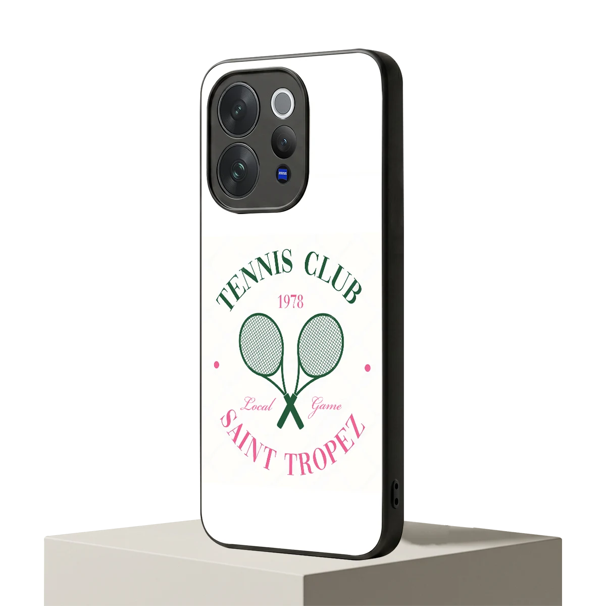 Tennis Club vivo v70 mobile cover | shockproof glass phone case