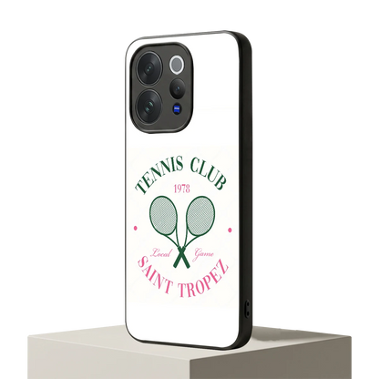 Tennis Club vivo v70 elite mobile cover | shockproof glass phone case