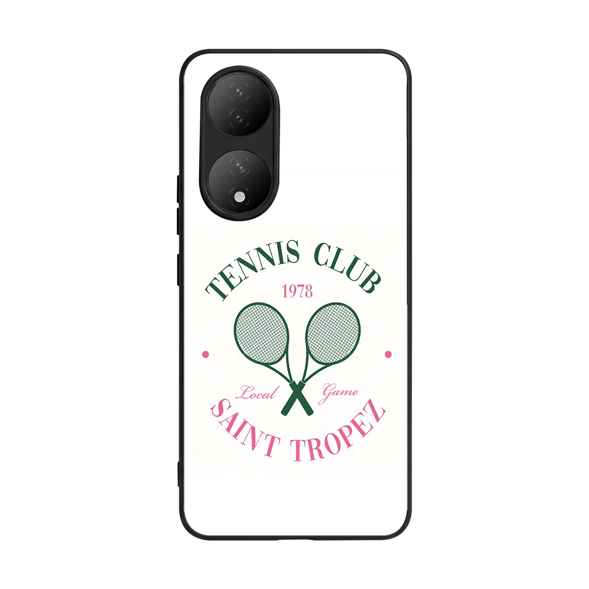 Tennis Club back phone cover | glass case for Vivo-y100
