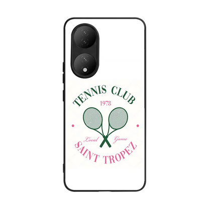 Tennis Club back phone cover | glass case for Vivo-y100