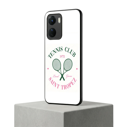 Tennis Club vivo y16 mobile cover | shockproof glass phone case