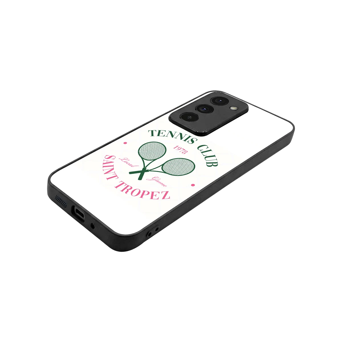 Tennis Club stylish phone case for redmi 15 5g | glossy glass and slim fit