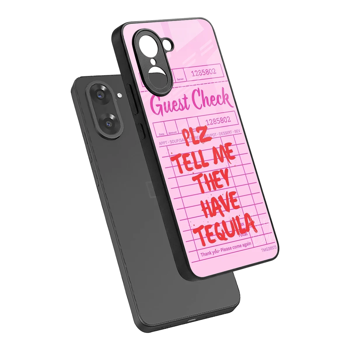 Tequila Hunt sleek oneplus nord ce5 5g cover with tempered glass back and TPU edges