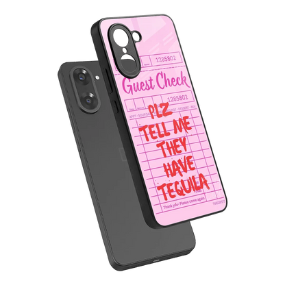 Tequila Hunt sleek oneplus nord ce5 5g cover with tempered glass back and TPU edges