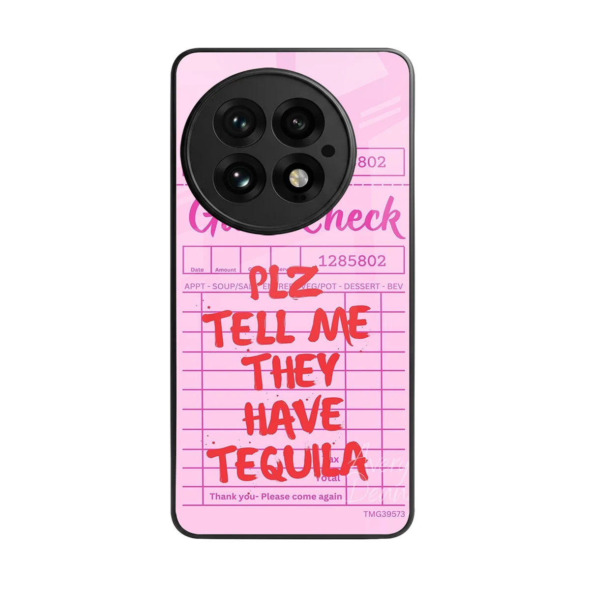 Tequila Hunt back phone cover | glass case for oneplus 13