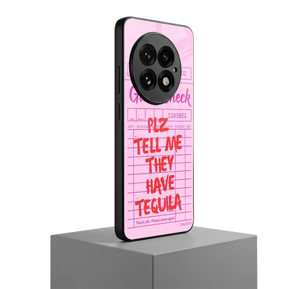 Tequila Hunt oneplus 13 mobile cover | shockproof glass phone case