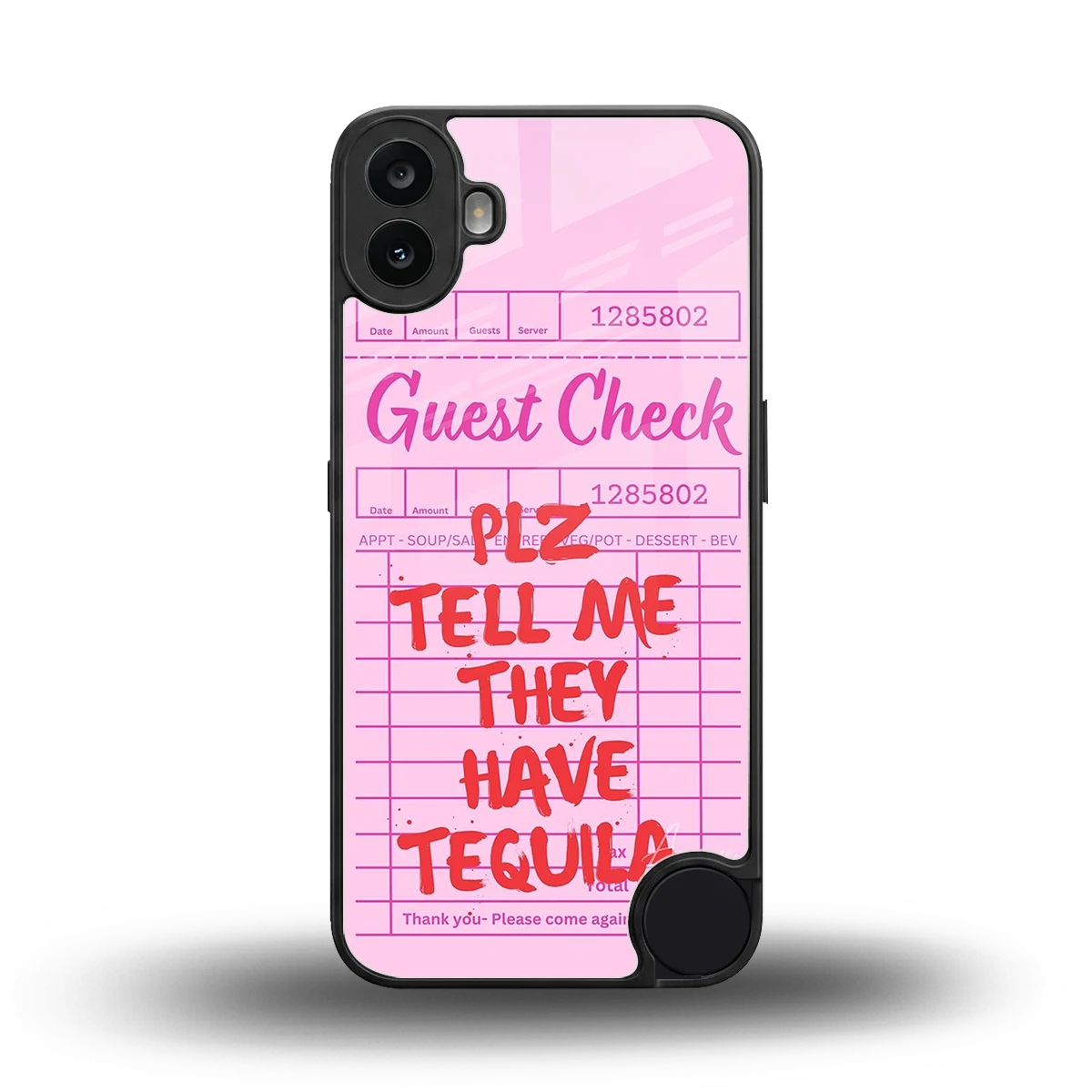 Tequila Hunt back phone cover | glass case for cmf nothing phone 1