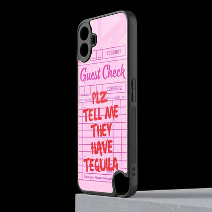 Tequila Hunt cmf nothing phone 1 mobile cover | shockproof glass phone case