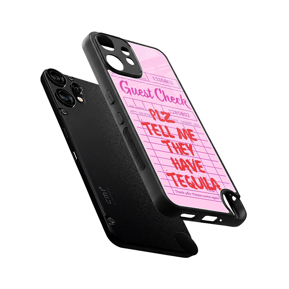 Tequila Hunt sleek cmf nothing phone 2 pro cover with tempered glass back and TPU edges