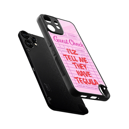 Tequila Hunt sleek cmf nothing phone 2 pro cover with tempered glass back and TPU edges