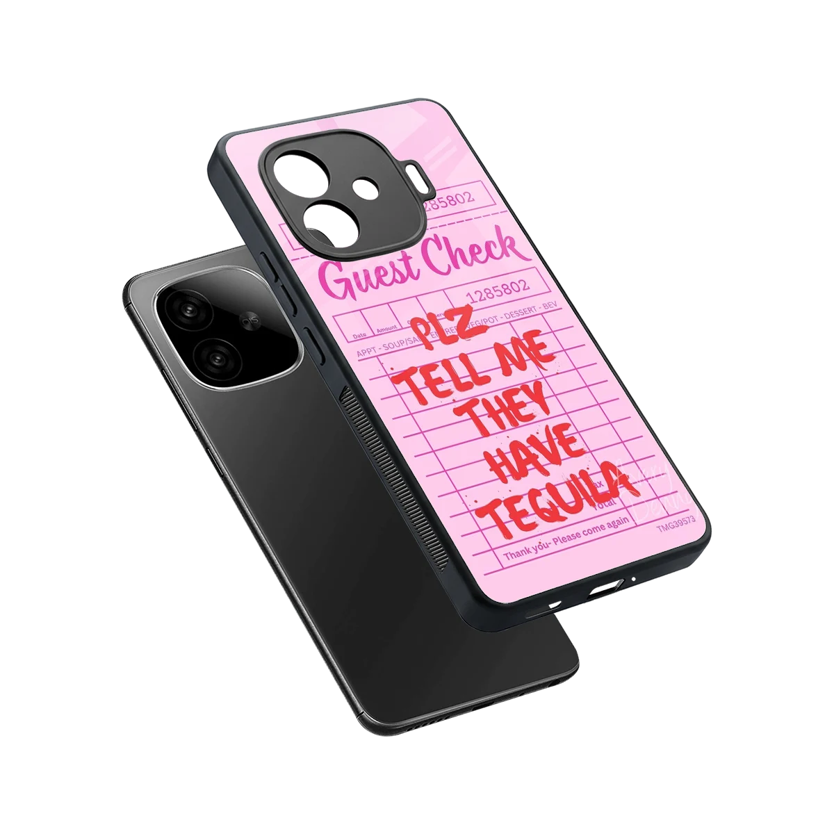 Tequila Hunt sleek iqoo neo 10r 5g cover with tempered glass back and TPU edges